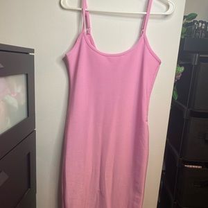 Maxi pink dress